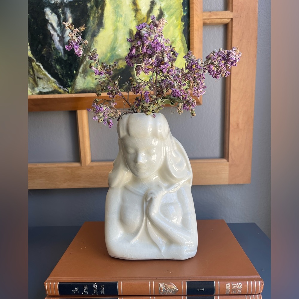 Vintage Glamour Girl Vase